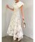 オパールフラワーコルセットワンピース