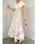 オパールフラワーコルセットワンピース