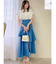 ギャザーフリルリネンライクスカート