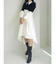 オフショルニットコンビワンピース