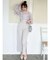 ダイアゴナルボタンストレートパンツ