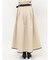 バイカラータックボリュームスカート