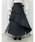 アシメティアードプリーツスカート