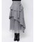 アシメティアードプリーツスカート