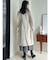 ウエストシェイプロングジャケットコート
