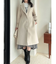 ウエストシェイプロングジャケットコート