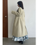 ウエストシェイプロングジャケットコート