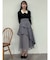 アシメティアードプリーツスカートⅡ