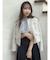 【藤井サチコラボ】ノーカラーツイードジャケット