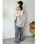 【WEB限定】サス付サテンテーパードパンツ