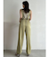 【WEB限定】サス付サテンテーパードパンツ