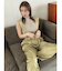 【WEB限定】サス付サテンテーパードパンツ