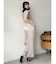 【WEB限定】サス付サテンテーパードパンツ