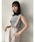 【WEB限定】サス付サテンテーパードパンツ