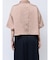 【WEB限定】バックオープンクロップドシャツ