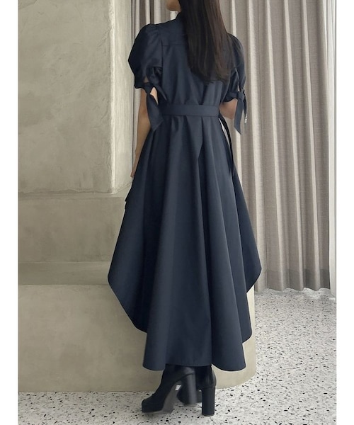 dazzlin POLO コラボヘムレイヤードシャツワンピース