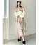 【新色・サイズ追加】アシメプリーツトレンチワンピース