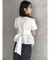 バックリボンビジューペプラムTシャツ