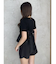 バックリボンビジューペプラムTシャツ