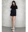 バックリボンビジューペプラムTシャツ