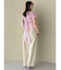 バックリボンビジューペプラムTシャツ