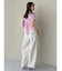 バックリボンビジューペプラムTシャツ