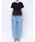 バックリボンビジューペプラムTシャツ
