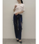 スリットリボンデニムパンツ