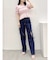 スリットリボンデニムパンツ