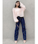 スリットリボンデニムパンツ