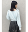 ミニシャギーラメニットカーデトップス