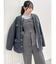 フロントジップペプラムオールインワン