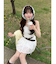ギャザーリボンミニワンピース