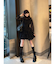ギャザーリボンミニワンピース