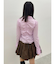 ダブルファスナーギャザーシャツ