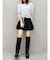 2ピースティアードミニスカート