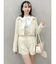 【セットアップ対応】ツイードタックショートパンツ