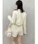 【セットアップ対応】ツイードタックショートパンツ