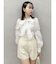 【セットアップ対応】ツイードタックショートパンツ
