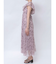 チュール刺繍マーメイドドレス