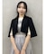 ノーカラーボレロジャケット