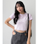 レースキャミレイヤードTシャツ