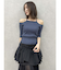 サイドクロスオープンボレロニット