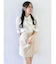 【セットアップ対応】レイヤーハイウエストミニスカート