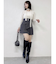 レイヤードプリーツミニスカート