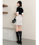 レイヤードプリーツミニスカート