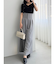 ハイウエストワイドパンツ