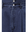 ダブルハイウエストワイドデニムパンツ