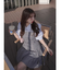 レイヤードシャツミニワンピース