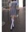 レイヤードシャツミニワンピース